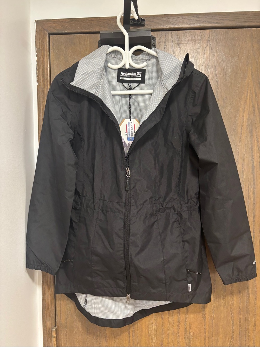 Avalanche Women's Black Waterproof Hooded Jacket